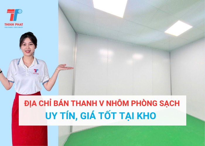thanh v nhôm phòng sạch