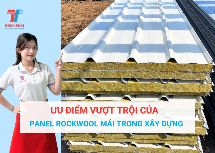 panel rockwool mái