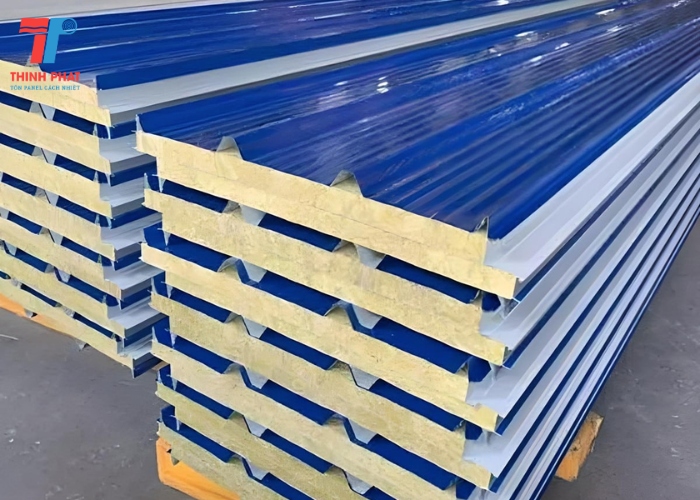 Ứng dụng panel Rockwool mái