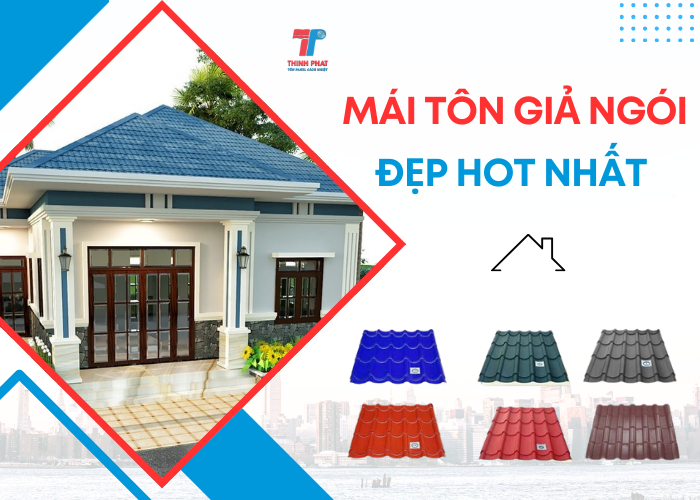 mái tôn giả ngói