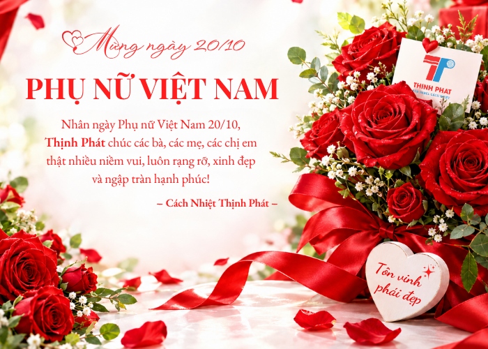 Phụ Kiện Nhôm chúc mừng Phu nữ Việt Nam